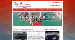 Desktop Screenshot of charliesautoglass.com